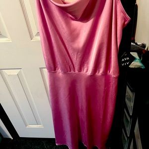 New pink slip dress